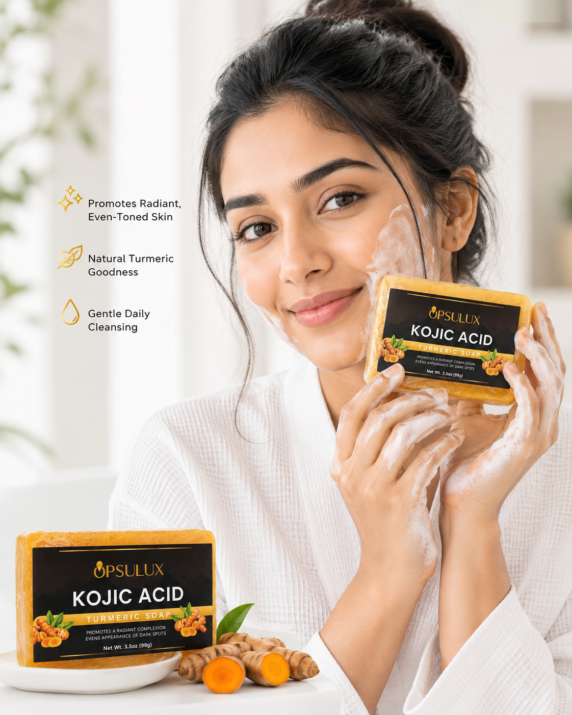 Kojic Acid & Turmeric Soap